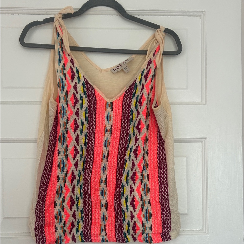 Anthropologie Vibrant Striped Camisole